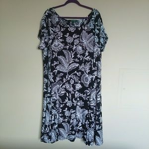 Ralph Lauren Floral Semi-Flare Dress